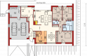 Projekt domu energooszczędnego EX 8 II G2 (wersja D) Energo Plus - parter