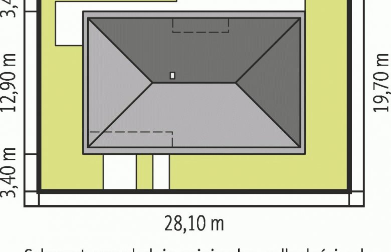 Projekt domu energooszczędnego EX 8 II G2 (wersja D) Energo Plus - Usytuowanie