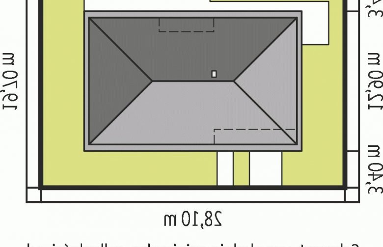 Projekt domu energooszczędnego EX 8 II G2 (wersja D) Energo Plus - Usytuowanie - wersja lustrzana