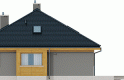 Projekt domu jednorodzinnego Flo - elewacja 2