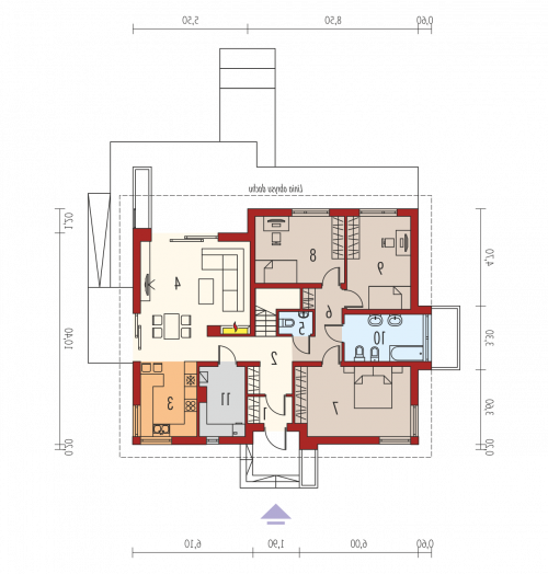 PARTER Flo II MULTI-COMFORT - wersja lustrzana