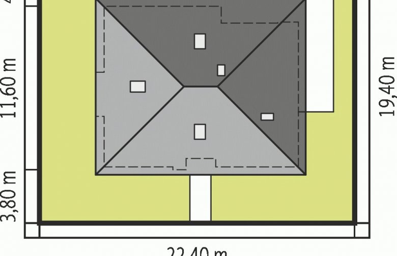 Projekt domu jednorodzinnego Flo III - Usytuowanie