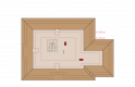 Projekt domu tradycyjnego Flo III G1 - poddasze do adaptacji