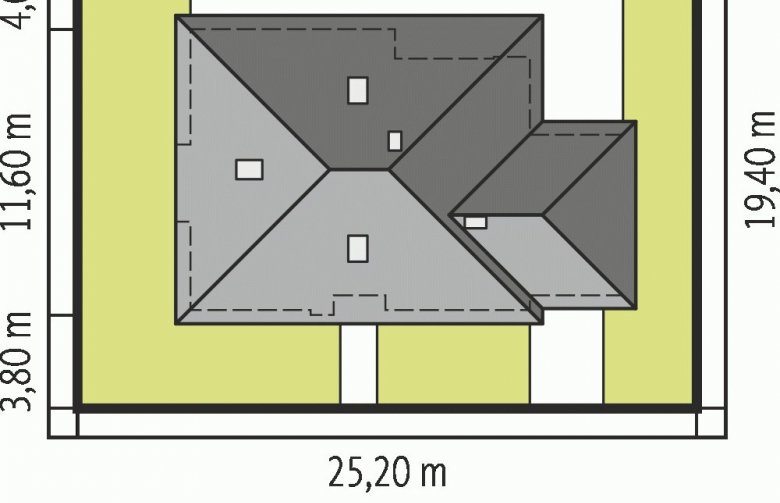 Projekt domu tradycyjnego Flo III G1 - Usytuowanie