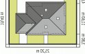 Projekt domu tradycyjnego Flo III G1 - usytuowanie - wersja lustrzana
