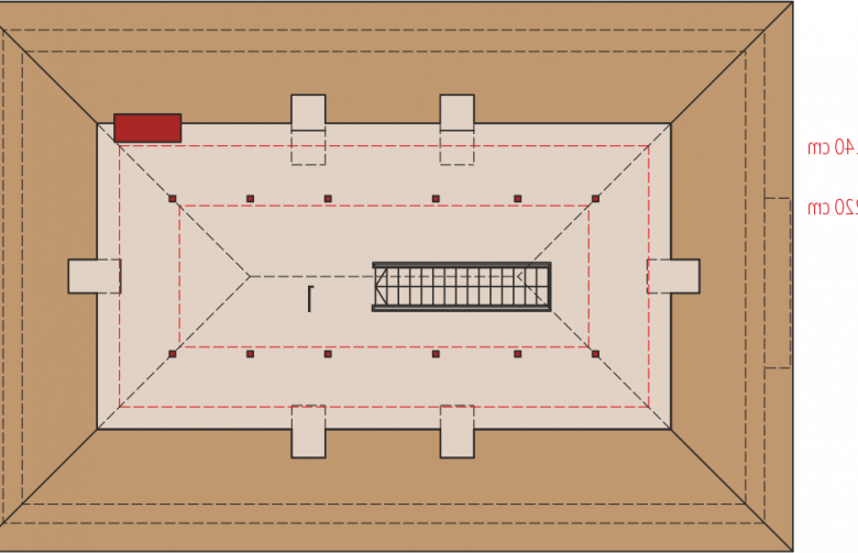 Projekt domu jednorodzinnego Gabriel G1 MULTI-COMFORT - poddasze do adaptacji