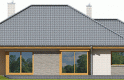 Projekt domu jednorodzinnego Glen V G1 - elewacja 2