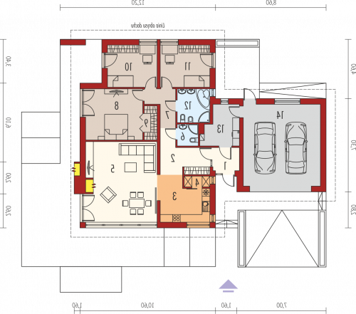 PARTER India G2 (wersja B) MULTI-COMFORT - wersja lustrzana