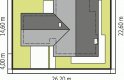 Projekt domu jednorodzinnego India II G2 (wersja B) - usytuowanie