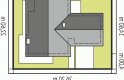 Projekt domu jednorodzinnego India II G2 (wersja B) - usytuowanie - wersja lustrzana