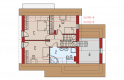 Projekt domu tradycyjnego Jurek III G1 - poddasze