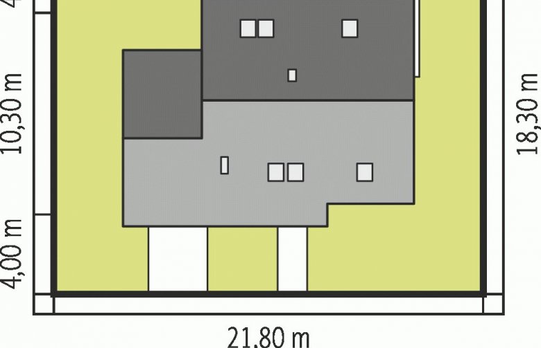 Projekt domu tradycyjnego Jurek III G1 - Usytuowanie