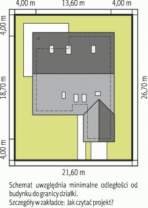 Usytuowanie budynku Klementynka II G1