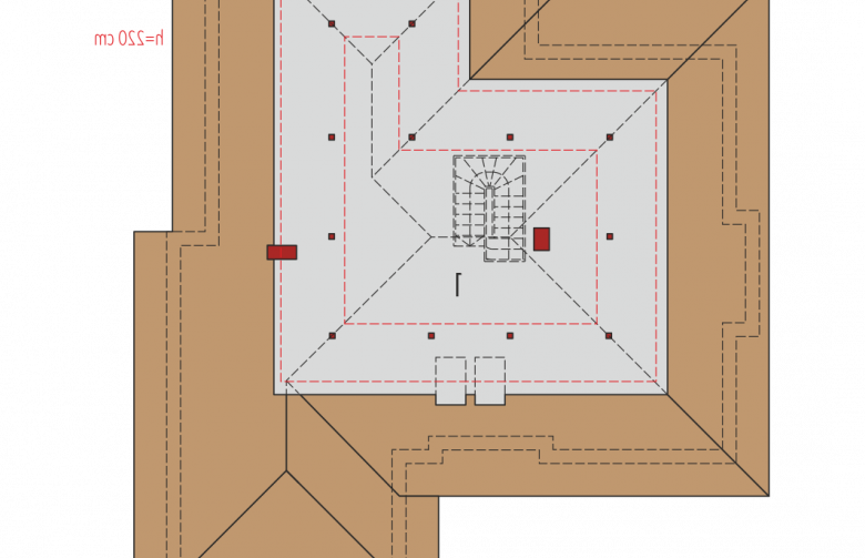 Projekt domu tradycyjnego Kornelia IV G2 - poddasze do adaptacji