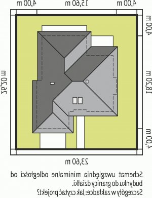 Usytuowanie budynku Kornelia IV G2 w wersji lustrzanej