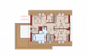 Projekt domu tradycyjnego Lars G1 (wersja A) - poddasze