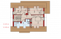 Projekt domu tradycyjnego Liv 1 MULTI-COMFORT - poddasze