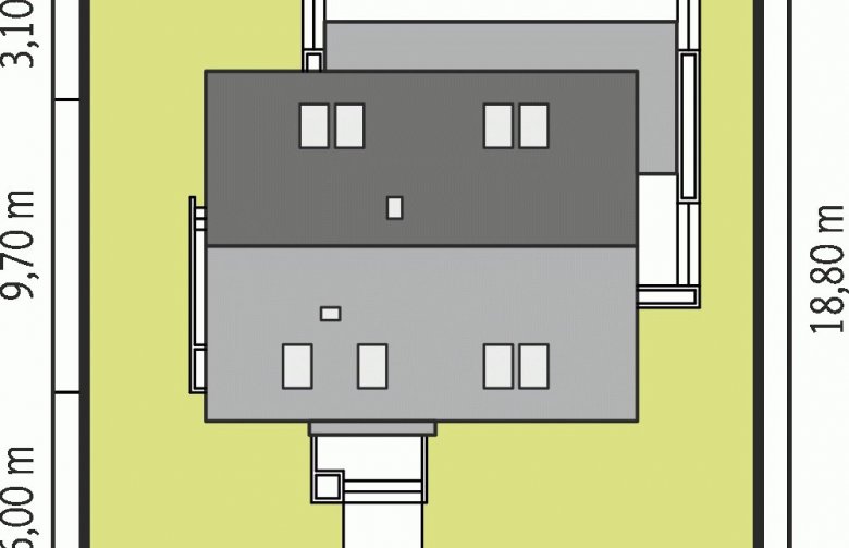 Projekt domu tradycyjnego Liv 1 MULTI-COMFORT - Usytuowanie