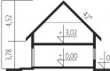 Projekt domu tradycyjnego Liv 1 MULTI-COMFORT - przekrój 1