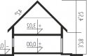 Projekt domu tradycyjnego Liv 1 MULTI-COMFORT - przekrój 1