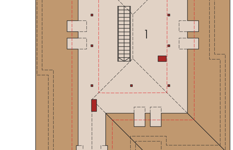 Projekt domu tradycyjnego Liv 3 G2 MULTI-COMFORT - poddasze do adaptacji