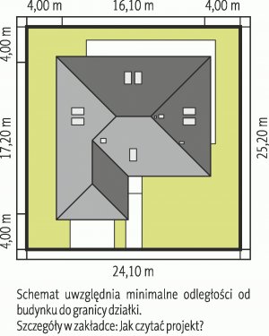 Usytuowanie budynku Marcel II G2