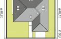 Projekt domu jednorodzinnego Marcel II G2 - usytuowanie - wersja lustrzana