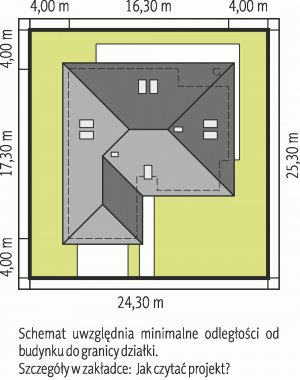 Usytuowanie budynku Marcel IV G2