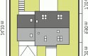 Projekt domu jednorodzinnego Marcin III G2 Mocca - usytuowanie - wersja lustrzana