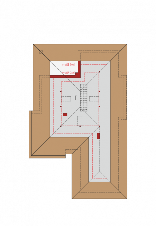 PODDASZE DO ADAPTACJI Margaret III G2 - wersja lustrzana