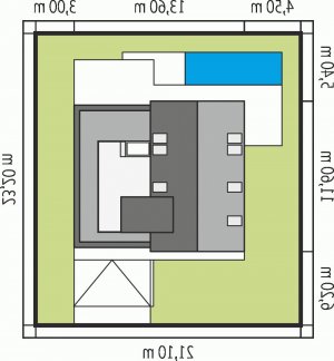 Usytuowanie budynku Markus G1 w wersji lustrzanej