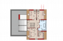Projekt domu nowoczesnego Neo II G1 ENERGO - poddasze