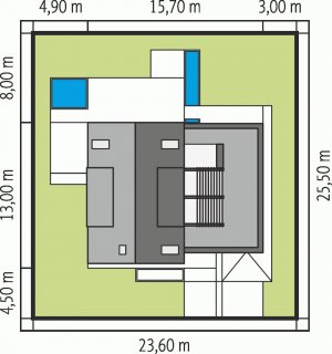 Usytuowanie budynku Neo II G1 ENERGO