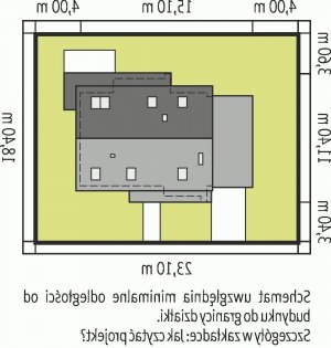 Usytuowanie budynku Nikodem II G1 w wersji lustrzanej