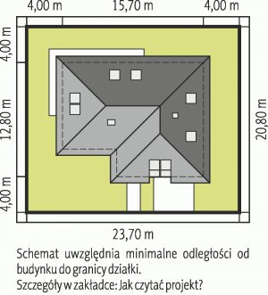 Usytuowanie budynku Olaf G2