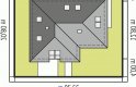 Projekt domu z poddaszem Olaf G2 - usytuowanie - wersja lustrzana
