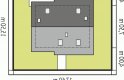 Projekt domu jednorodzinnego Oli - usytuowanie - wersja lustrzana