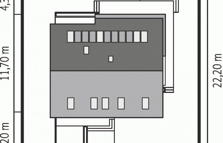 Projekt domu nowoczesnego Pablo II G1 MULTI-COMFORT - Usytuowanie