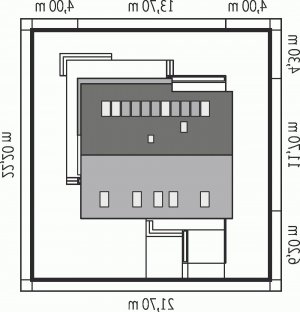 Usytuowanie budynku Pablo II G1 MULTI-COMFORT w wersji lustrzanej