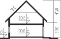 Projekt domu nowoczesnego Pablo II G1 MULTI-COMFORT - przekrój 1