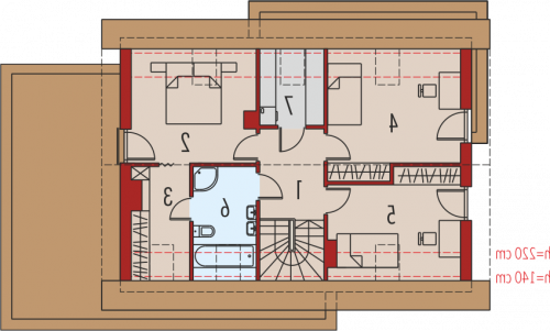 PODDASZE Patryk G1 MULTI-COMFORT - wersja lustrzana