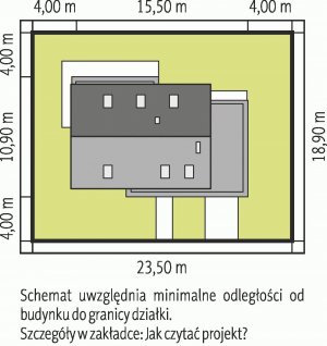 Usytuowanie budynku Patryk III G1