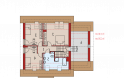 Projekt domu tradycyjnego Pedro G1 ENERGO - poddasze