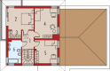 Projekt domu piętrowego Rodrigo II G2 - piętro i
