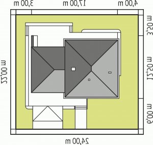 Usytuowanie budynku Rodrigo II G2 w wersji lustrzanej