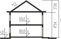 Projekt domu piętrowego Rodrigo II G2 - przekrój 1