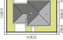 Projekt domu piętrowego Rodrigo IV G2 - usytuowanie - wersja lustrzana