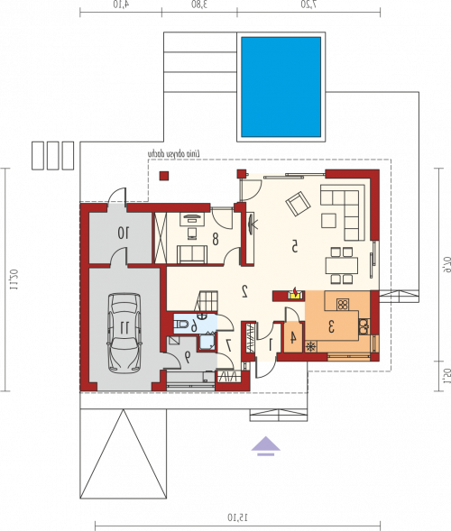 PARTER Santiago G1 ENERGO - wersja lustrzana