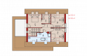 Projekt domu tradycyjnego Santiago G1 ENERGO - poddasze
