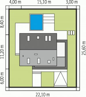 Usytuowanie budynku Santiago G1 ENERGO